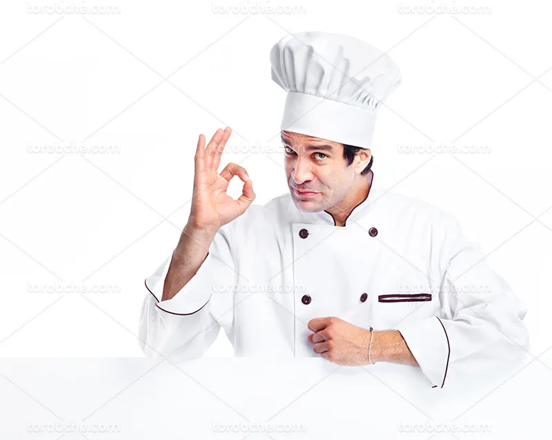 عکس سر آشپز مرد | گرافیک با طعم تربچه