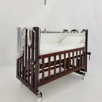 گهواره مدل لایلا رنگ شده نی نی کام( پس کرایه)