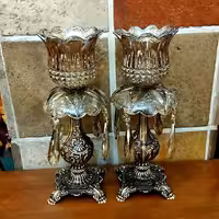 شمعدان لاله کریستال کد 02