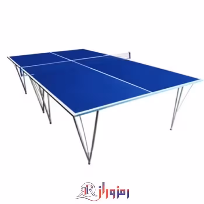 میز پینگ پنگ تاشو پایه ثابت بدون چرخ نئوپان