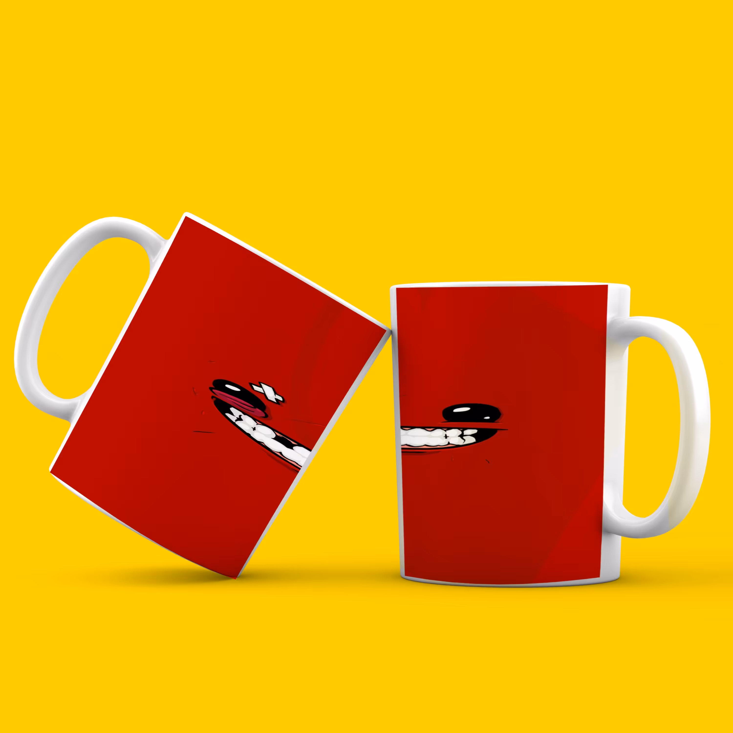 ماگ یا لیوان سرامیکی سفید با طرح دار کد 01