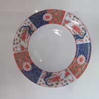 نعلبکی چینی گلدار نسترن