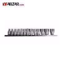 ست بکس ریلی 1/4 اینچ 12 گوش 13 عددی فورس مدل 2133
