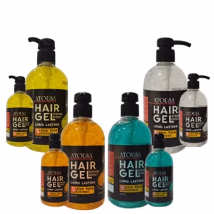 ژل پمپی آتوسا -حجم 500ml-فرم دهندگی بالا-درخشندگی موها