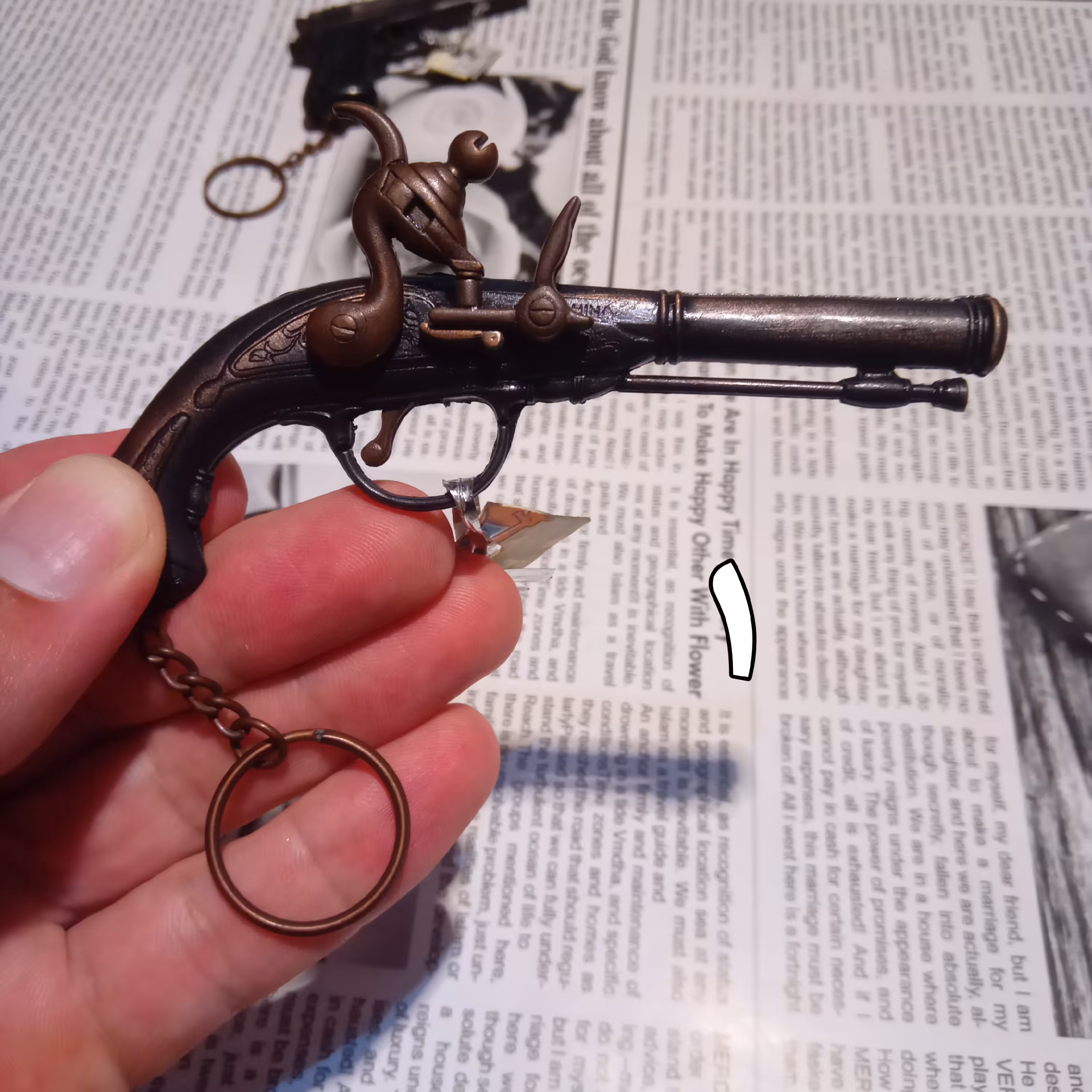 سرکلیدی تفنگ فلزی(بهترین انتخاب من)