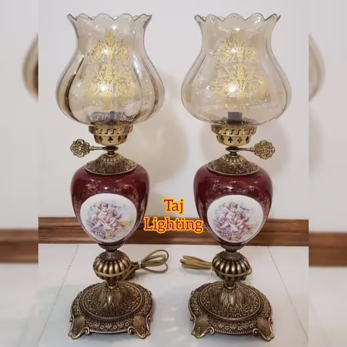 آباژور چراغ  رومیزی طرح فرشته مدل ساماراس (پس کرایه)