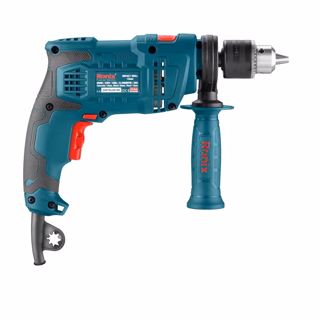 دریل چکشی رونیکس650وات  مدل 2214L همراه با کیف و  با یکسال گارانتی 