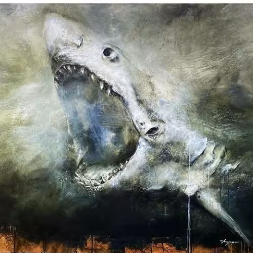 تابلو بوم کوسه 100در100