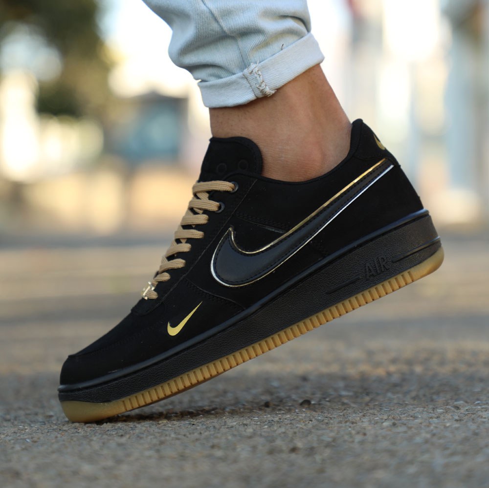 کفش مردانه نایکی PK NIKE مشکی طلایی لاکچری اسپرت