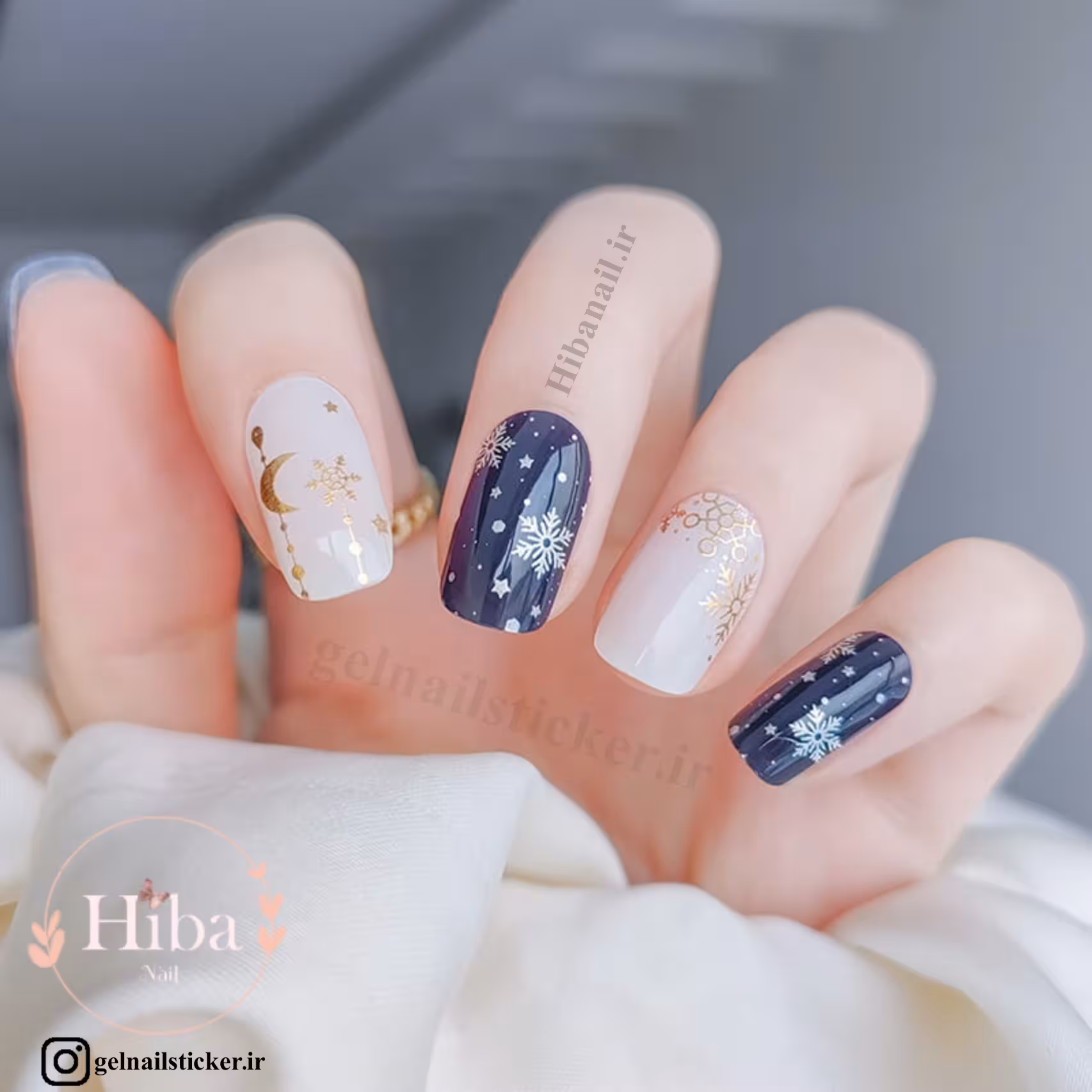 استیکر ژله ای کاشت ناخن (نیل رپ)_کد NG200042