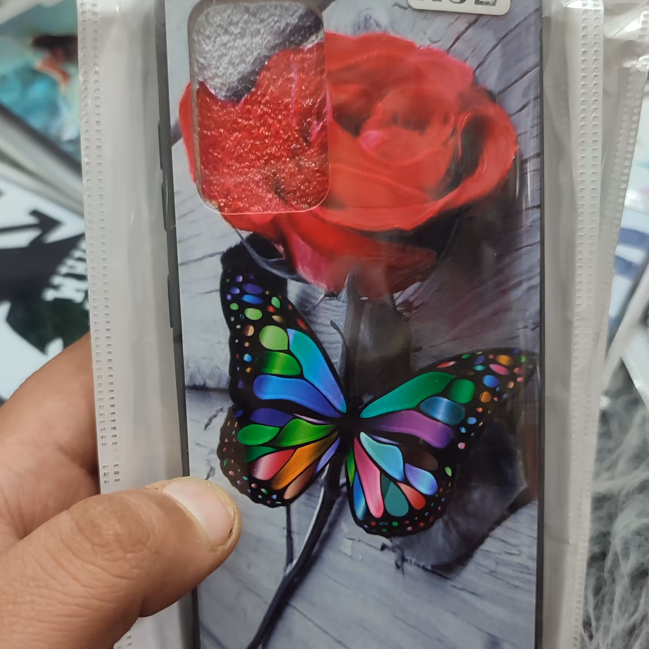 گارد شاخه گل و پروانه SAMSUNG A52 A52S