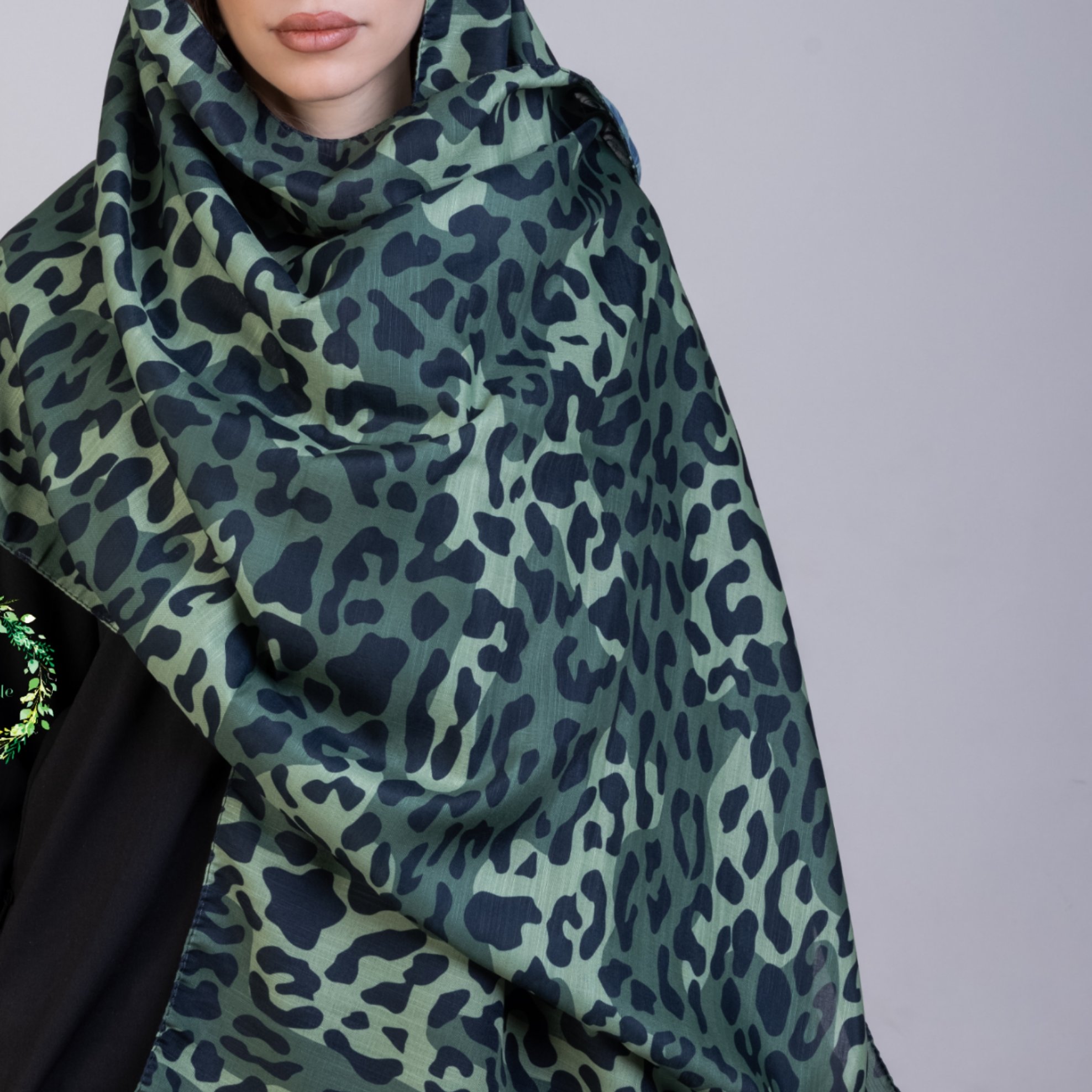 شال چریکی سبز
