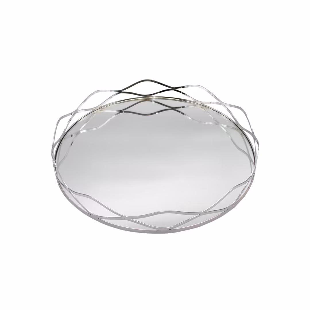 سینی دایره سیلور رویال مدل AG | خانه سام