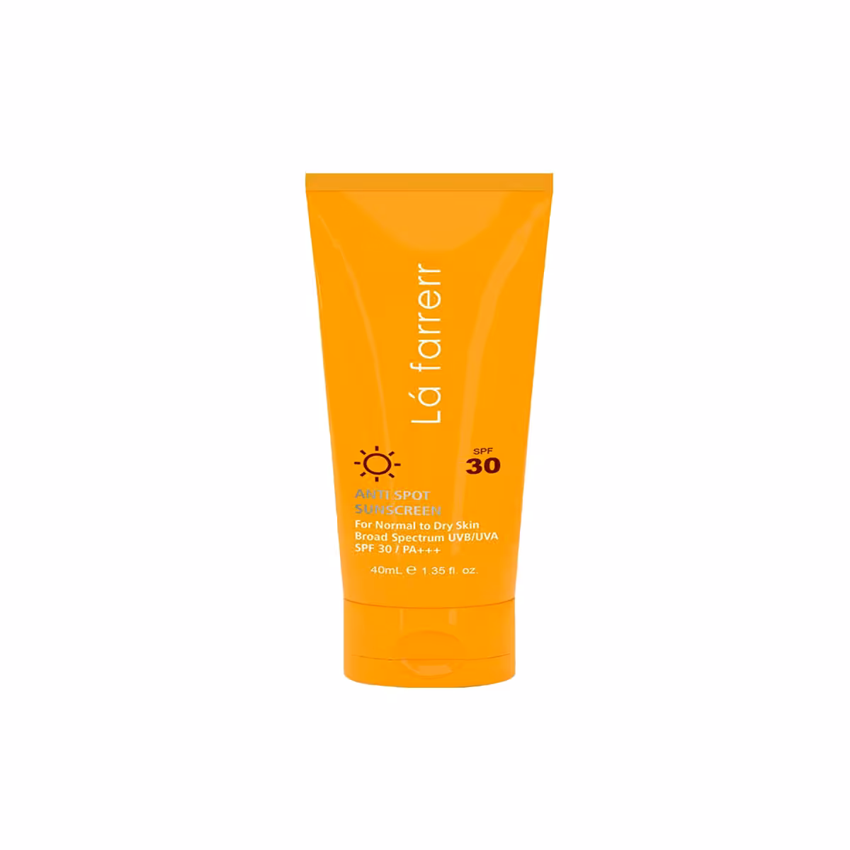 کرم ضد آفتاب و ضد لک بی رنگ پوست معمولی تا خشک لافارر SPF 30