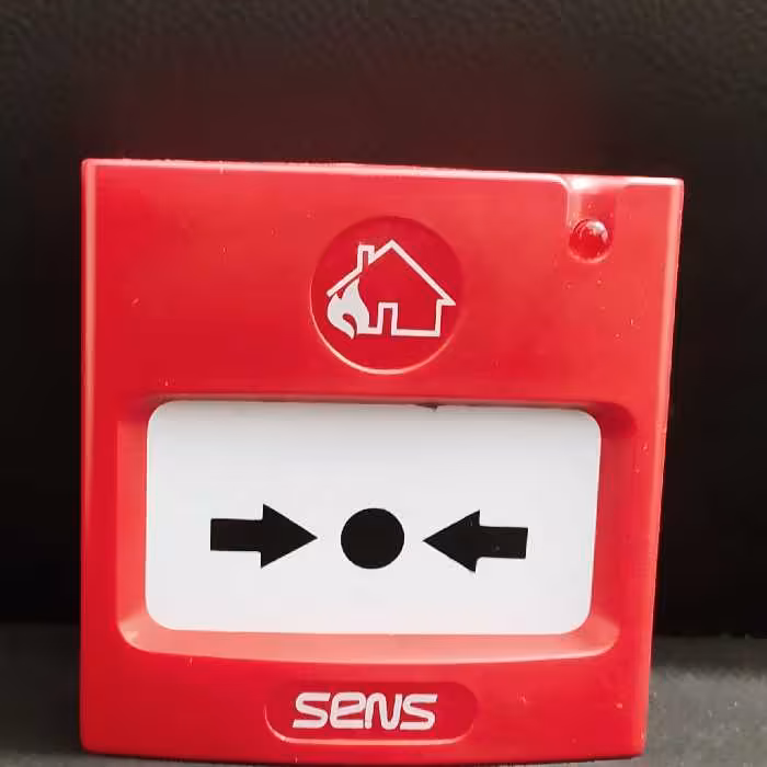 شستی اعلام حریق متعارف برگشت پذیر برند سنس 