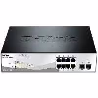 سوئیچ 10 پورت PoE دی لینک مدل دی جی اس1210 10پی