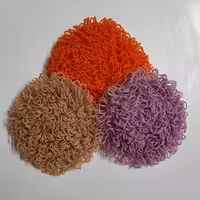 سه عدد اسکاج پرزدار دستبافت نرم و لطیف در رنگبندی