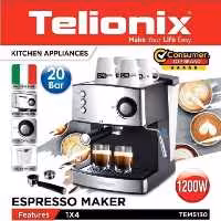 اسپرسو ساز  تلونیکس  20بار  1200وات               

