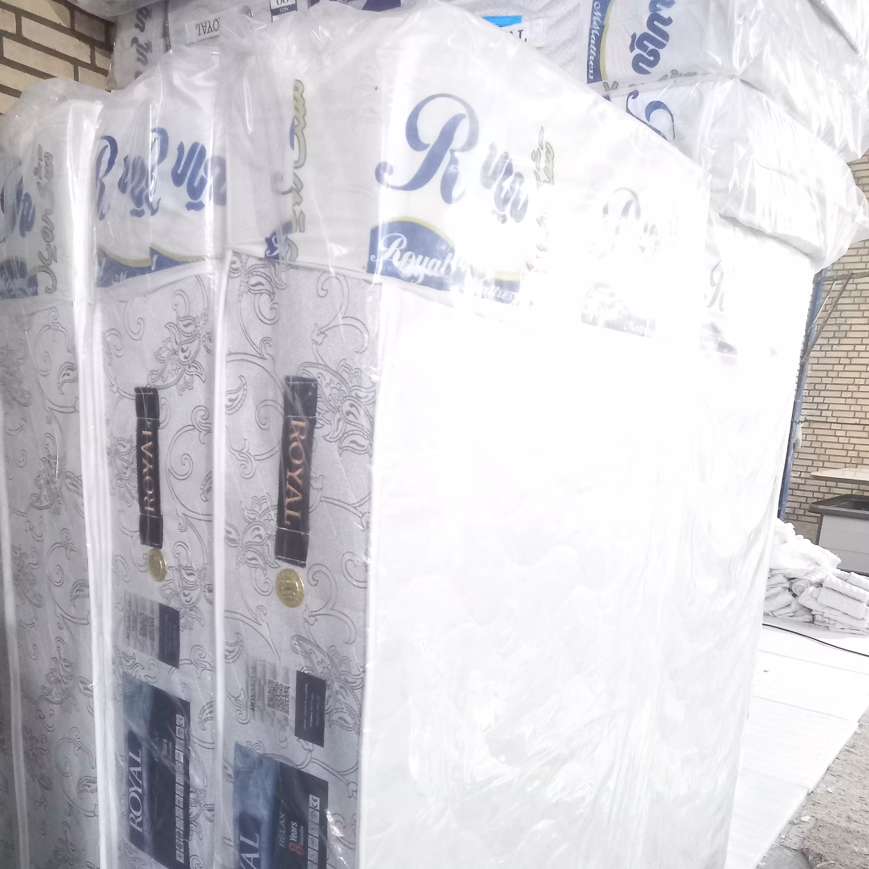 تشک رویال اصل 8 سال ضمانت سوپر طبی فنری تک نفره 200در90