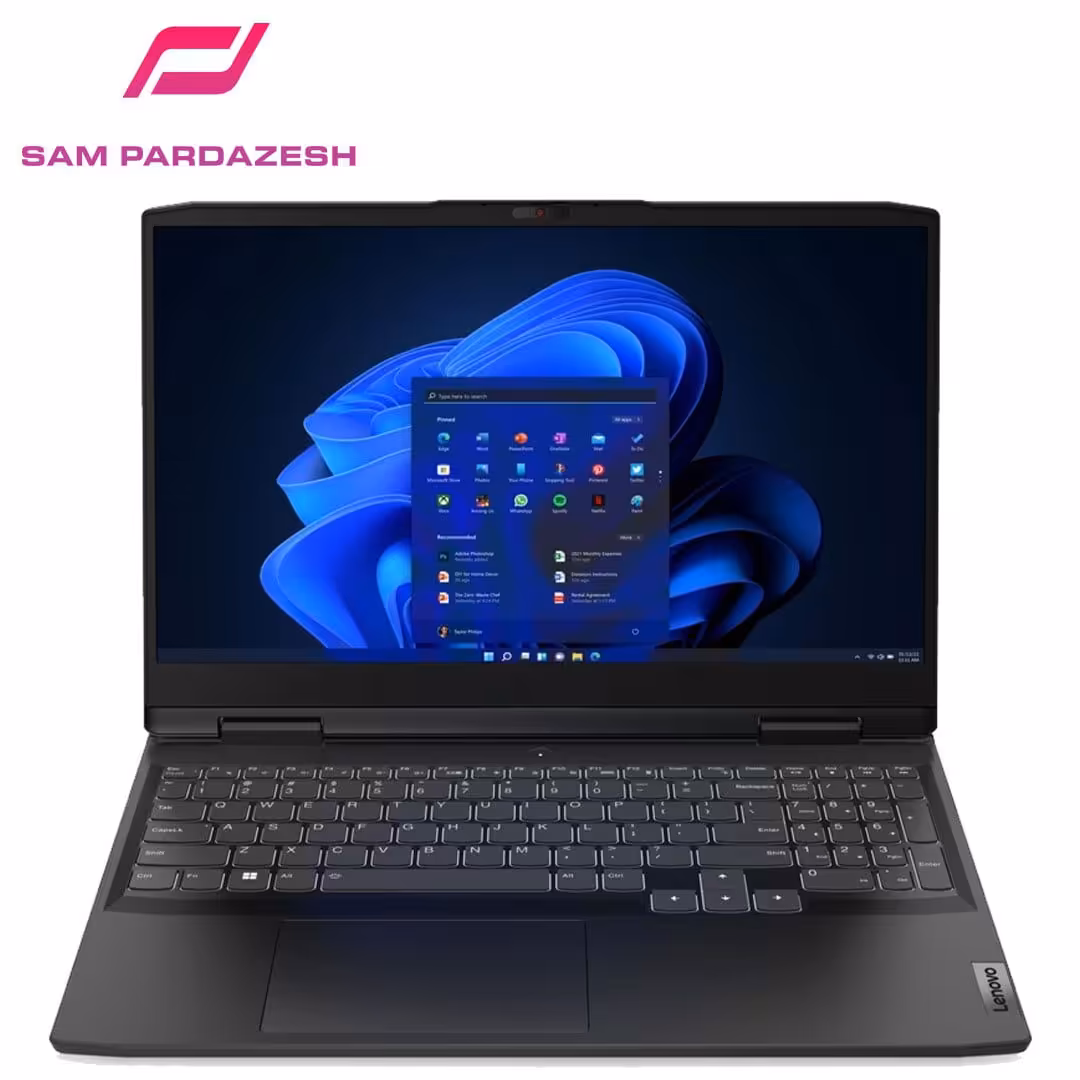 لپ تاپ لنوو GAMING 3 I7 (12650H) 16 1 SSD 4(3050) | سام پردازش