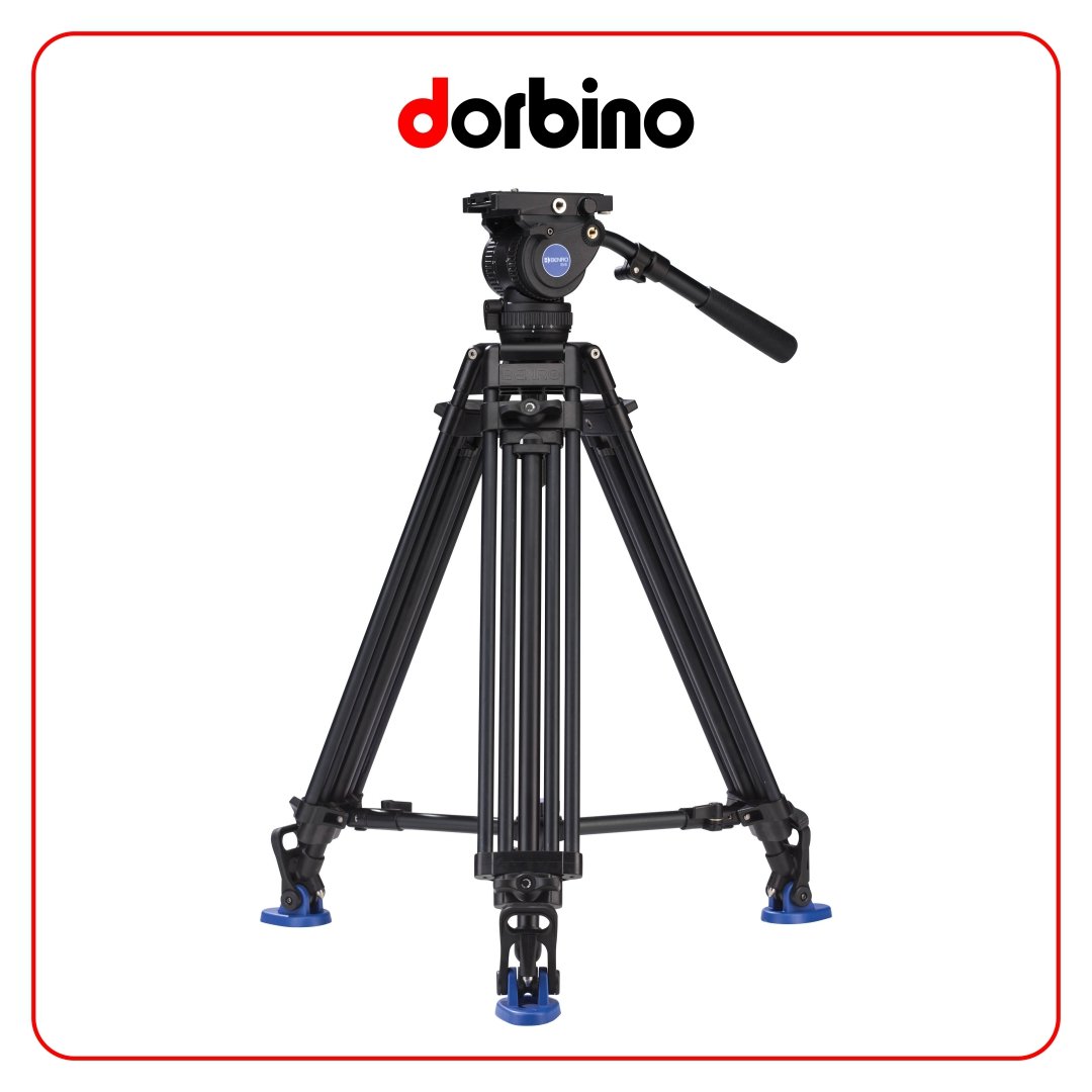 سه پایه بنرو Benro BV8 Twin-Leg Aluminum Tripod Kit - فروشگاه دوربین دوربینو
