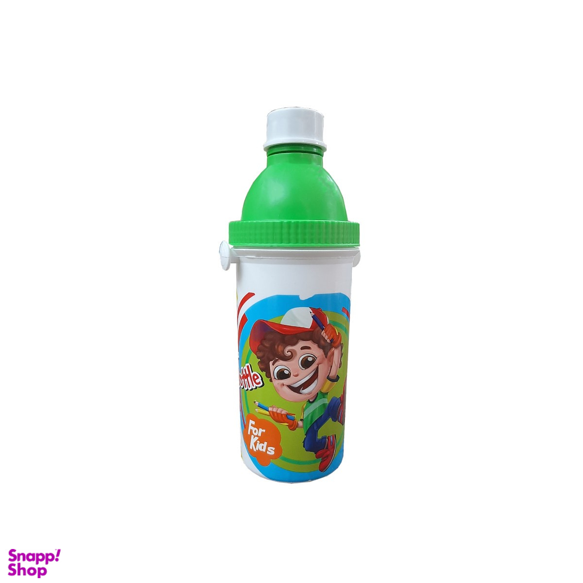 قمقمه کودک آریا (Arya) کد 6025 طرح پسر کلاه دار ظرفیت 0.5 لیتر