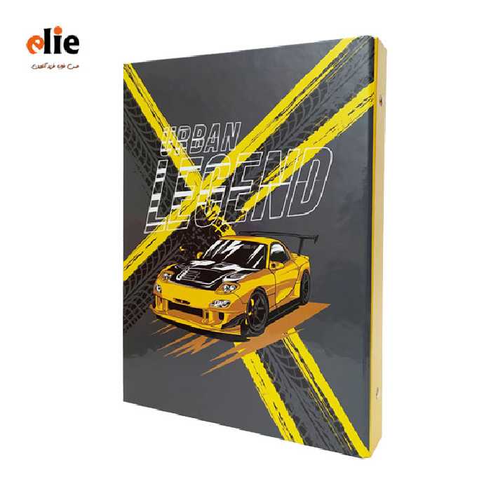 دفتر کلاسور جلد سخت 160 برگ پاپکو طرح Unban Legend