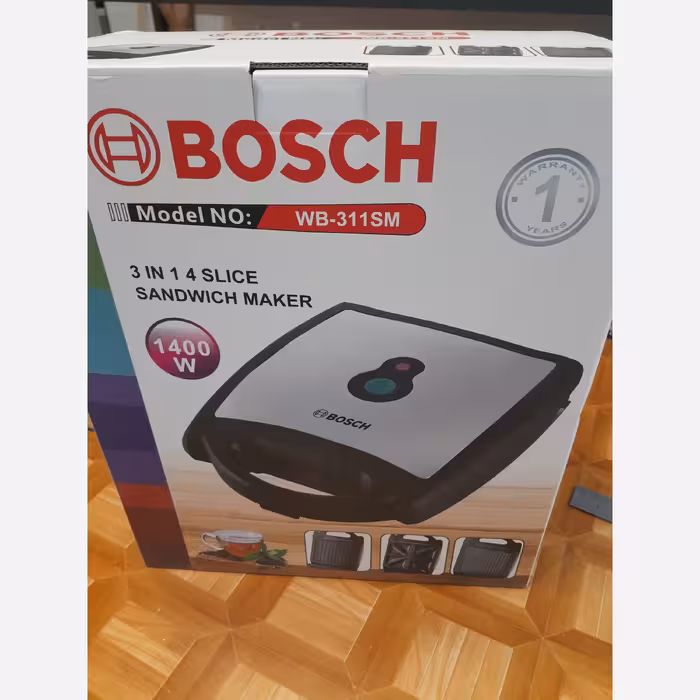 اسنک ساز وساندویچ ساز  برند بوش 3کاره طبق عکس دوم باکیفیت بالا ارسال فوری 