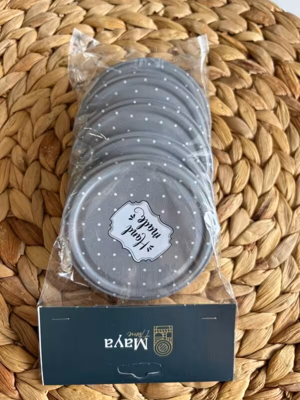 درب بانکه فلزی- طرح خالخالی طوسی hand made