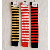 پک 3 تایی جوراب راه راهی ساق بلند بالازانو فری سایز