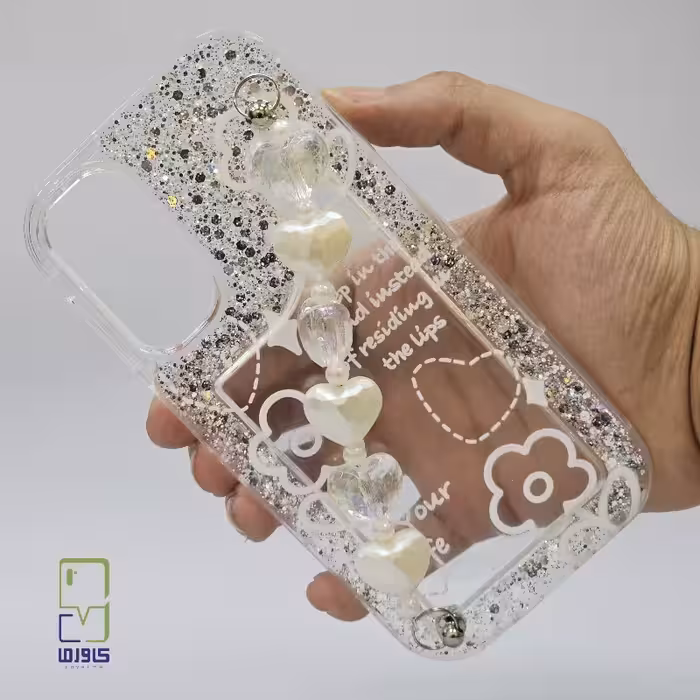 قاب گوشی دخترانه سامسونگ A15 | مدل شاین بند دار | samsung A15