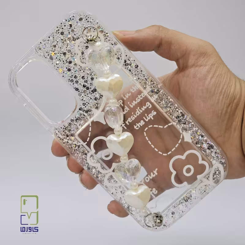 قاب گوشی دخترانه سامسونگ A15 | مدل شاین بند دار | samsung A15