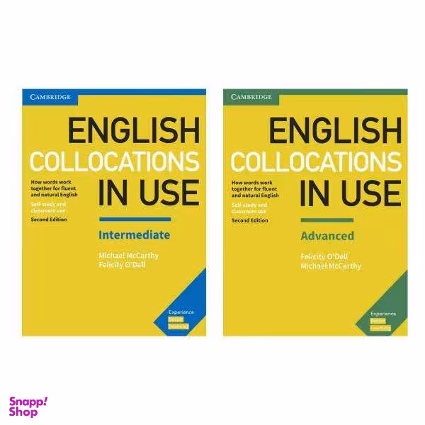 کتاب English collocation in use اثر M. McCarthy and F.ODell انتشارات Cambridge دو جلدی