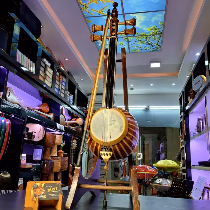 کمانچه پشت بسته اُکتاو با متعلقات و ارسال رایگان