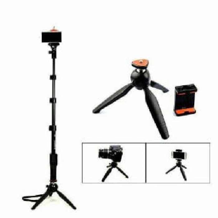 سه‌پایه‌ی نگه‌دارنده‌ی دوربین و موبایل «یونیمات» مدل «D-808»(فقط سه پایه)