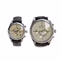 ست ساعت ELEGANCE نقره ای صفحه سفید مدل Rita