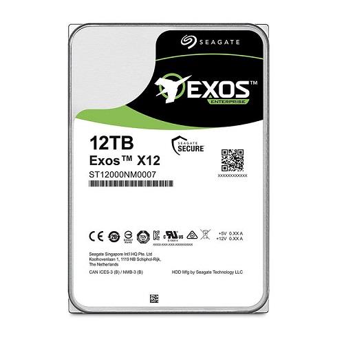 هارد دیسک اینترنال سیگیت مدل Exos ST12000NM0007 ظرفیت 12 ترابایت