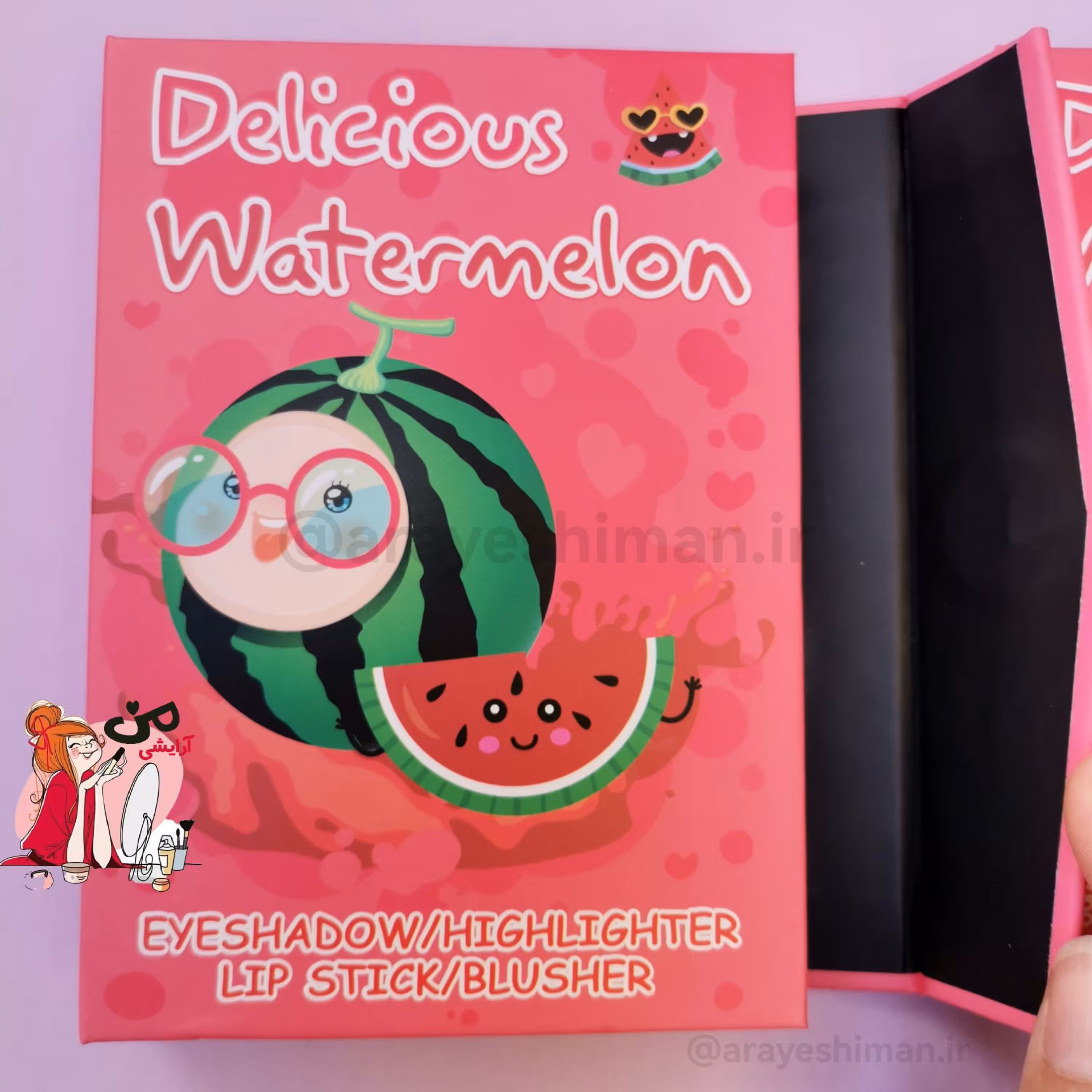 پالت سایه کیفی انی لیدی طرح هندوانه