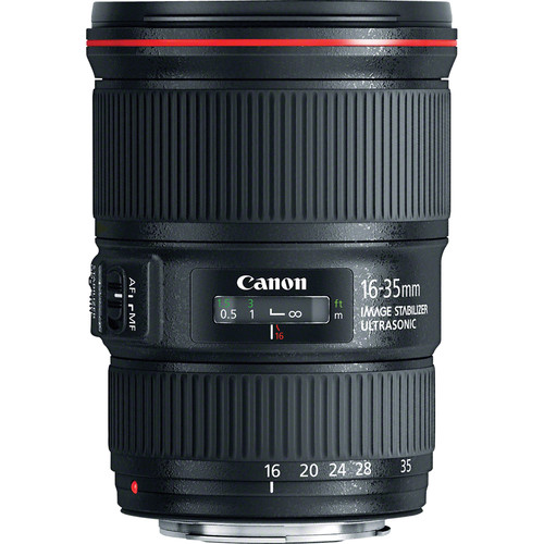 لنز کانن مدل 35-16 میلیمتر یو اس ام Canon EF 16-35mm f/4L IS USM Lens