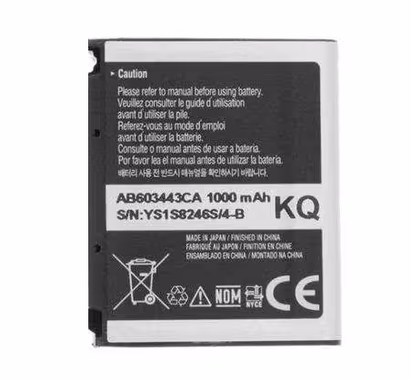 باتری موبایل مدل AB603443CU ظرفیت 1000 میلی آمپر ساعت مناسب Galaxy s5233 star