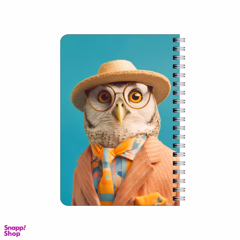 دفترچه یادداشت بامبیلیپ مدل چوبی طرح جغد متشخص کد 5143014