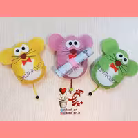 گیفت, جاسوییچی یا آویز کیف نمدی موش 7 (ویژه سال موش)