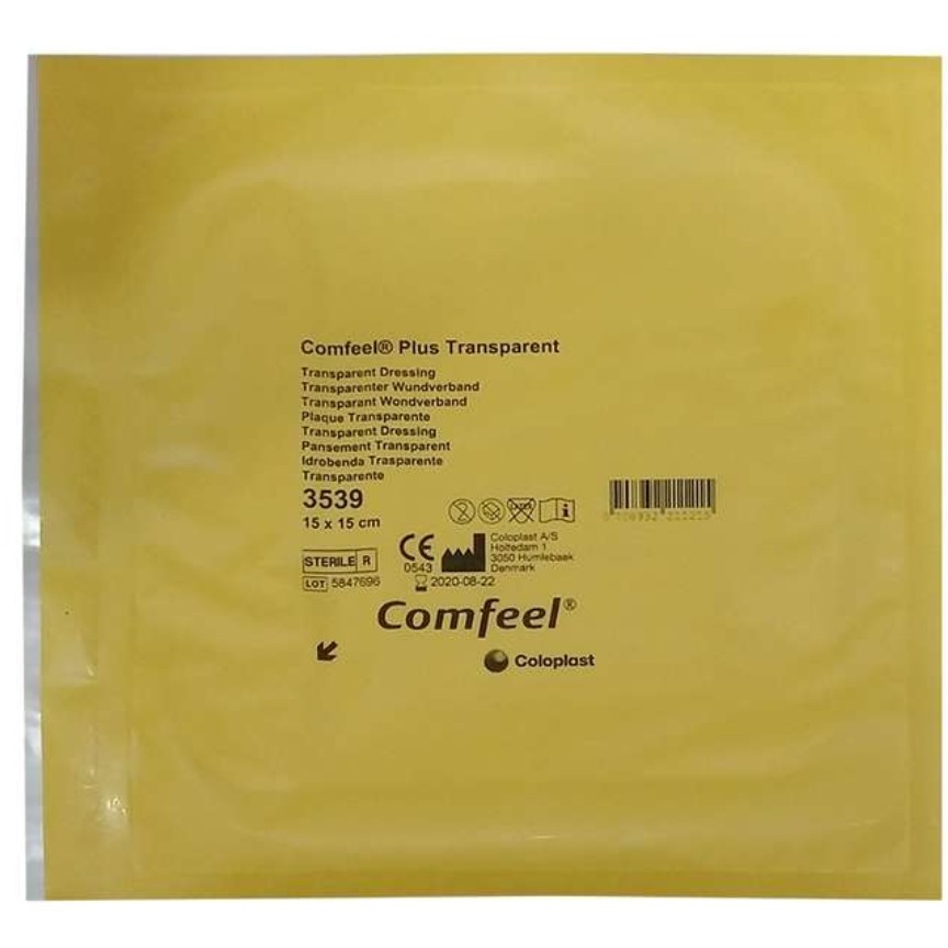 چسب کامفیل پلاس 15 در 15 چسب زخم بستر کامفیل ضخیم 3539 comfeel 3539