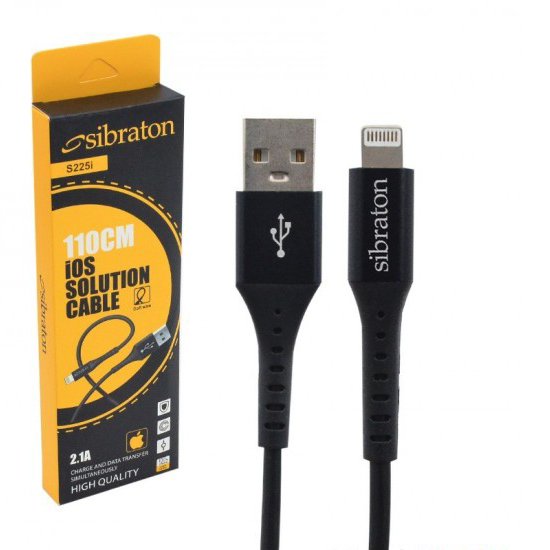 کابل آیفون (lightning) طول 1.1 متر سیبراتون (Sibraton) مدل S225i

