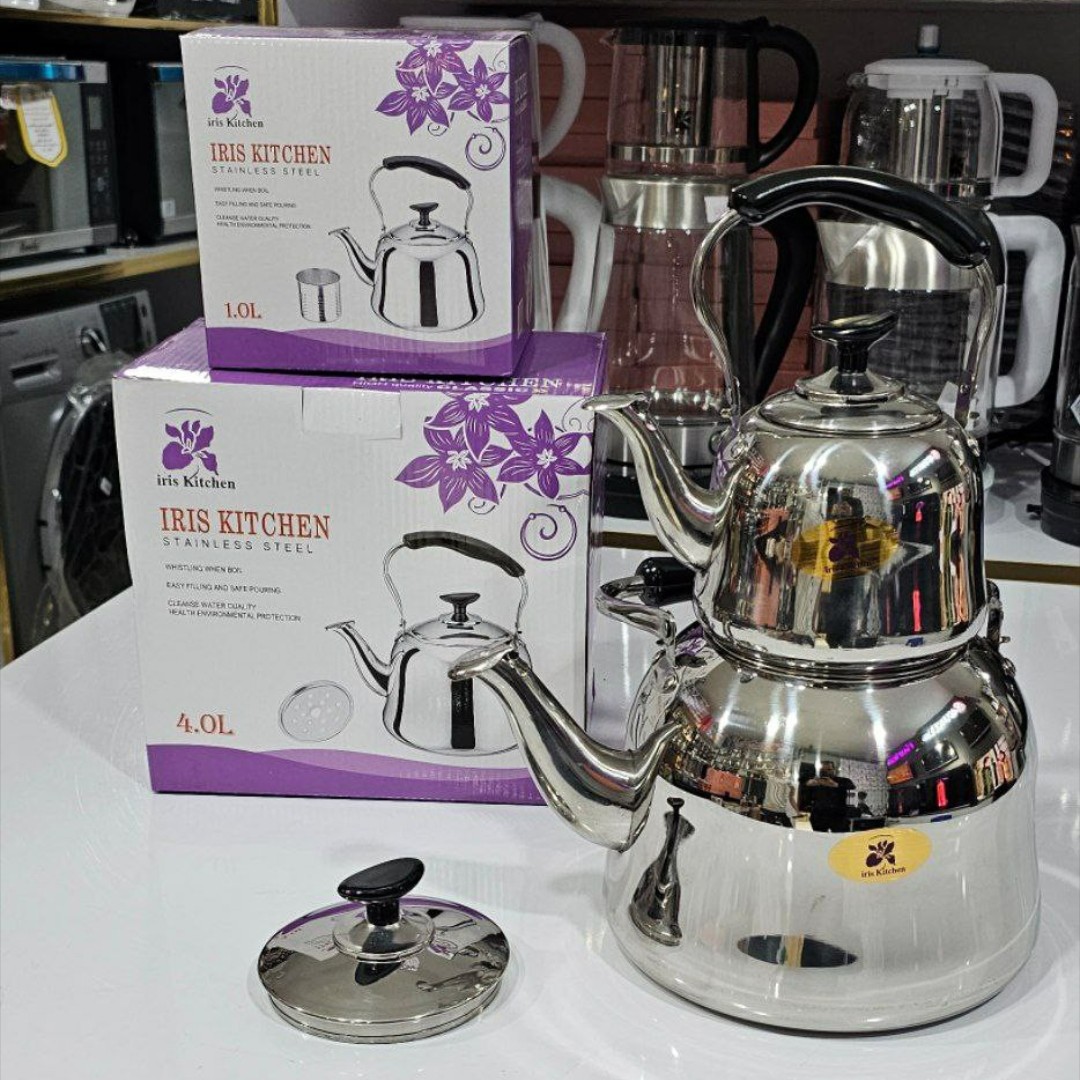 کتری وقوری رو گازی استیل خارجی