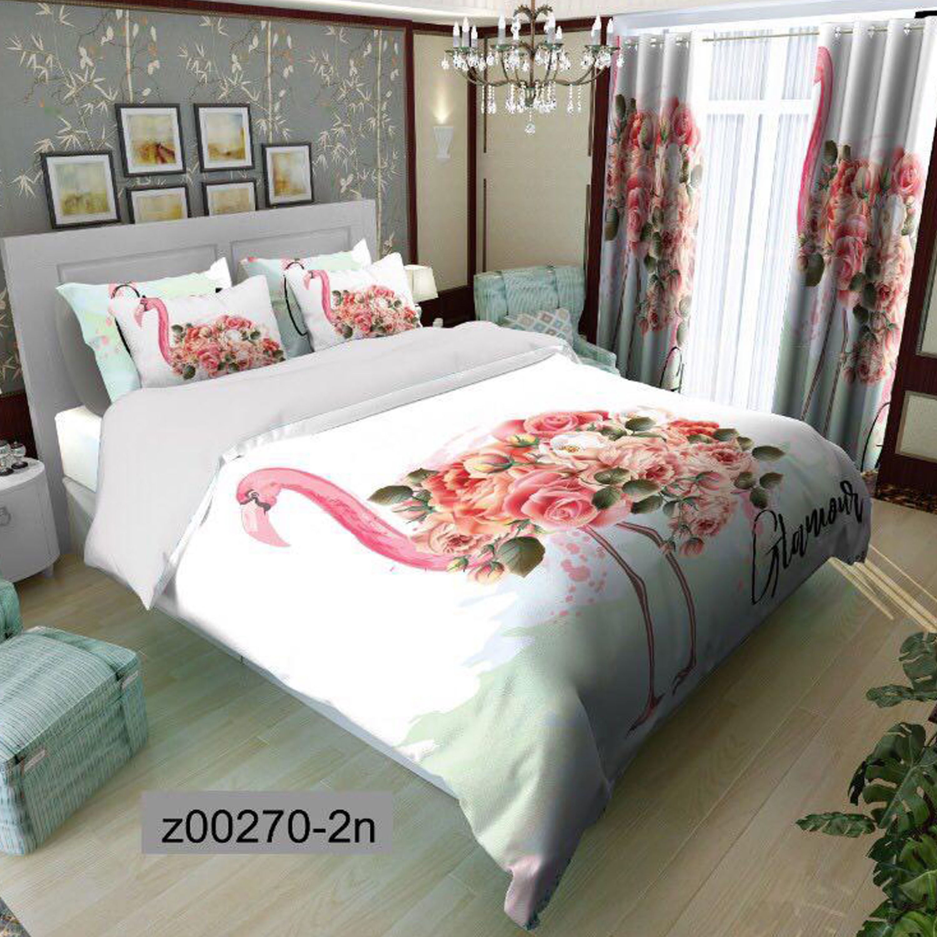 سرویس روتختی 2 نفره تنسل چاپی برندترک لند(Turk Land) z 270