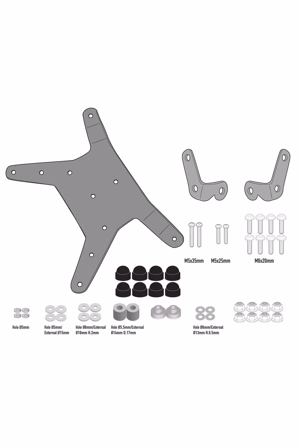 شیشه جلو موتورسیکلت 20 21 790ADV. اورجینال Givi