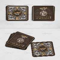 طرح لایه باز کارت ویزیت بوتیک لاکچری | گرافیک با طعم تربچه