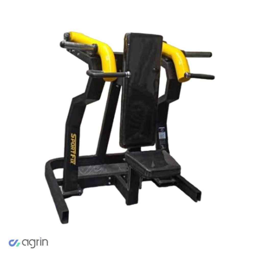 دستگاه بدنسازی پرس سرشانه نشسته وزنه آزاد طرح DHZ مدل AGN