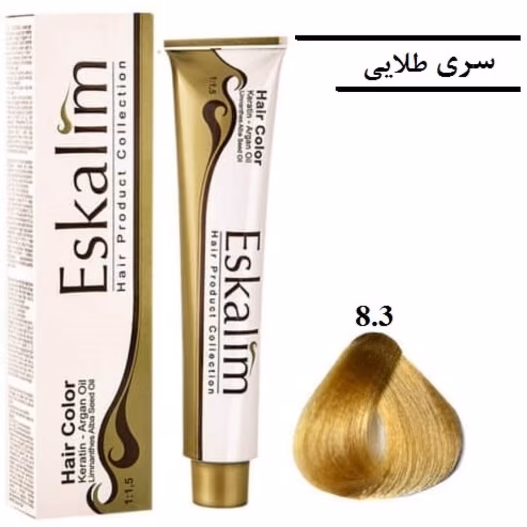 رنگ موی اسکالیم Eskalim شماره 8.3 بلوند طلایی روشن